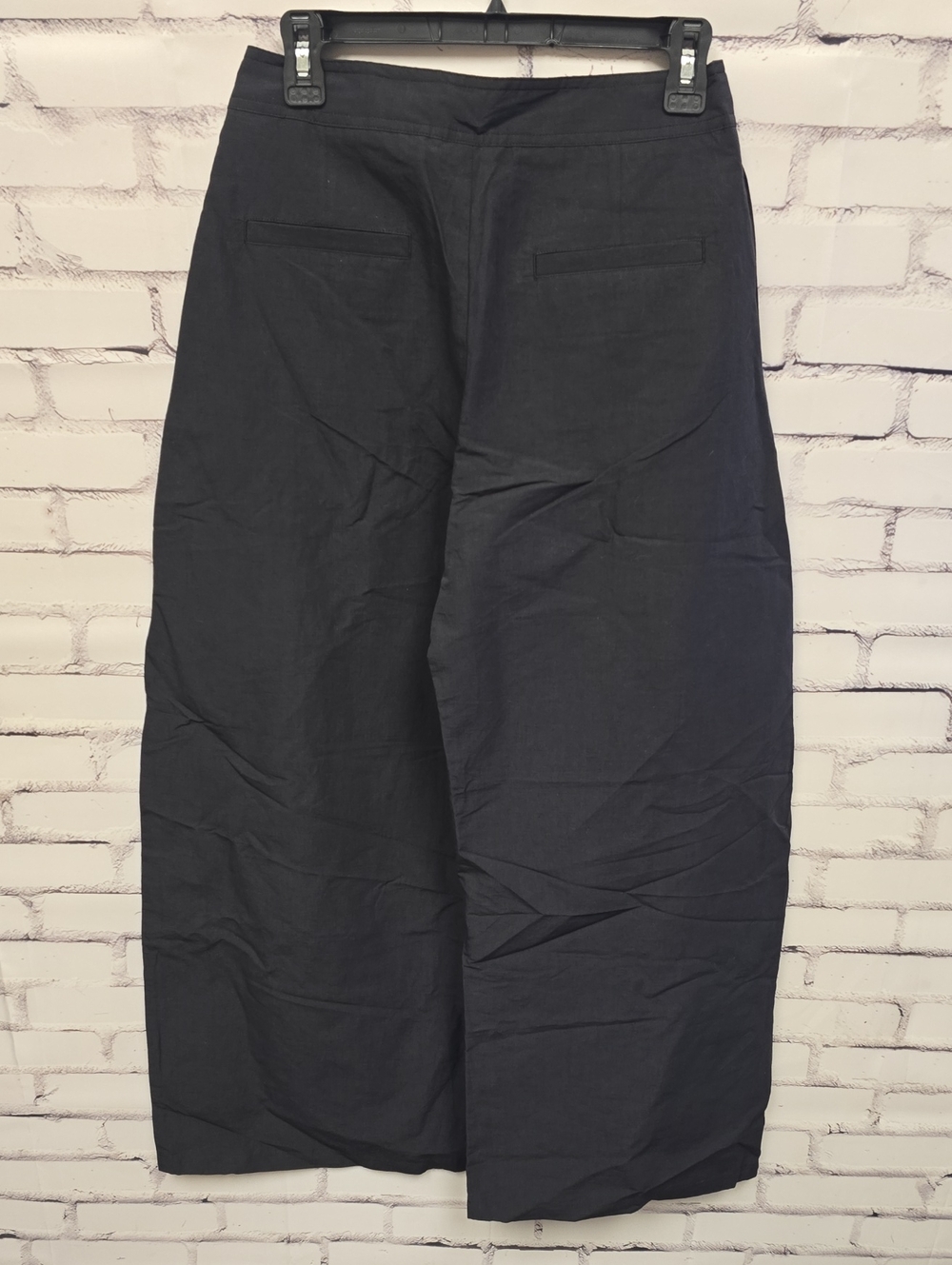 Insis Asymmetric Cotton-linen Pants- NWT- M - Picture 5 of 11